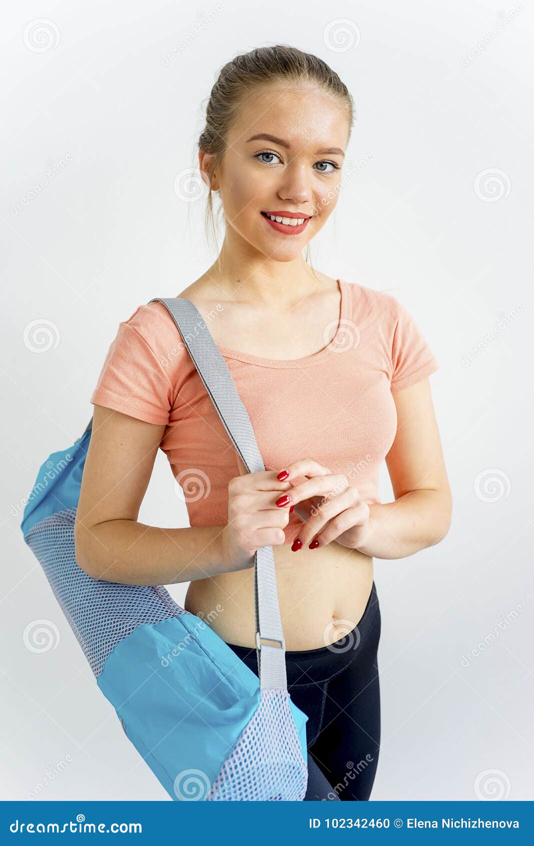 Girl in a gym stock photo. Image of exercise, adult 102342460