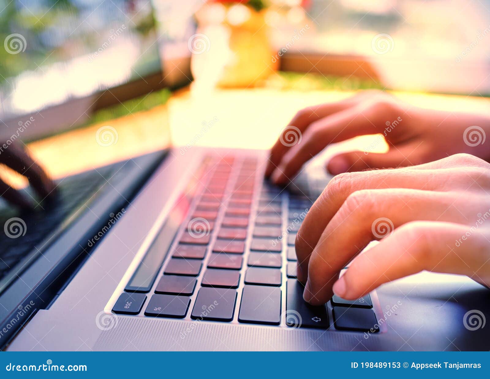 girl-hand-typing-laptop-keyboard-in-concept-coffee-shop-wireless-data
