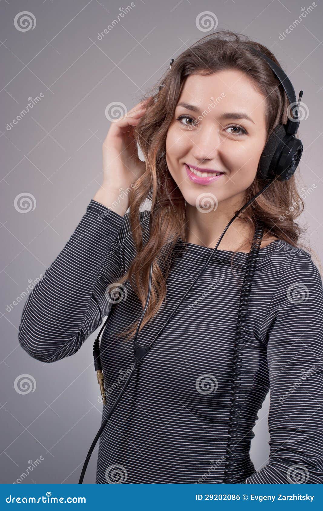Girl in headphones stock photo. Image of enjoyment, hobbies 29202086