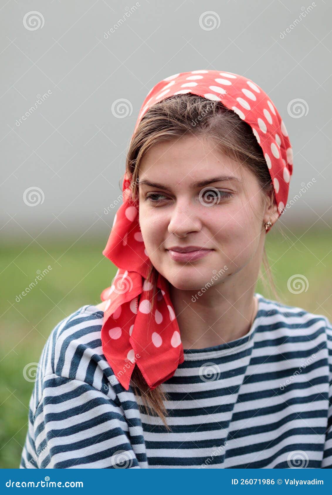 Girl in headscarf stock photo. Image of fashion, love 26071986