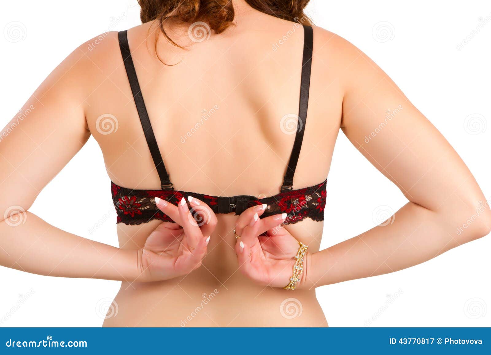 Woman Undressing Brassiere Stock Photos - Free & Royalty-Free Stock Photos  from Dreamstime