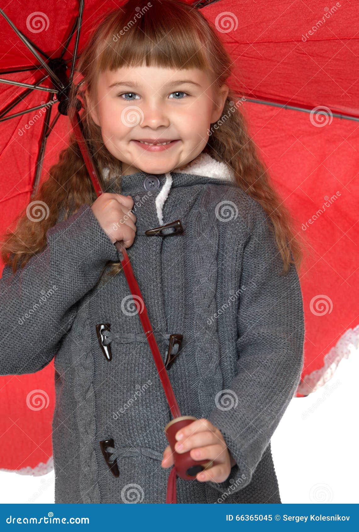 Girl holding umbrella stock image. Image of autumn, beautiful - 66365045