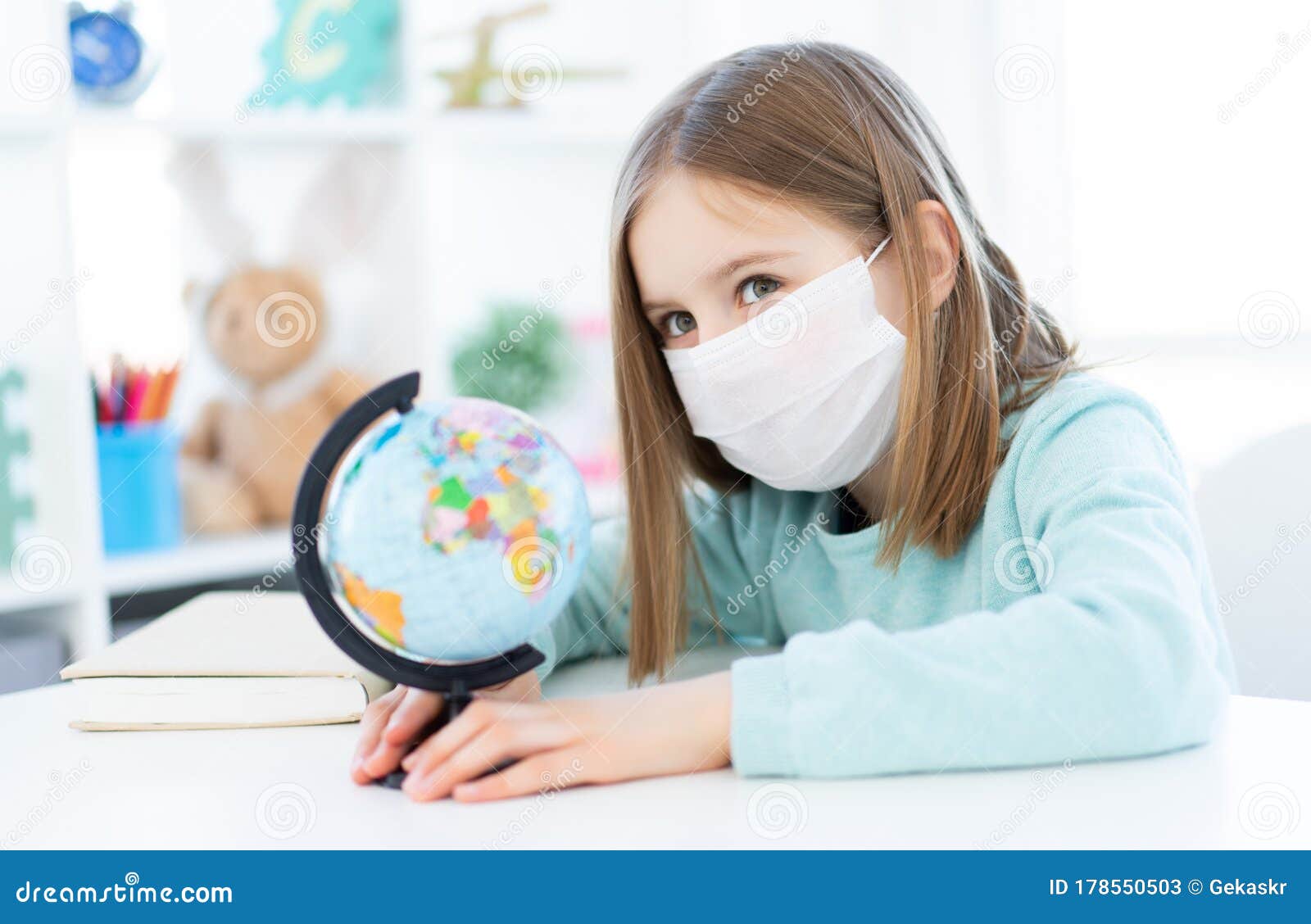 girl at home during quarantine