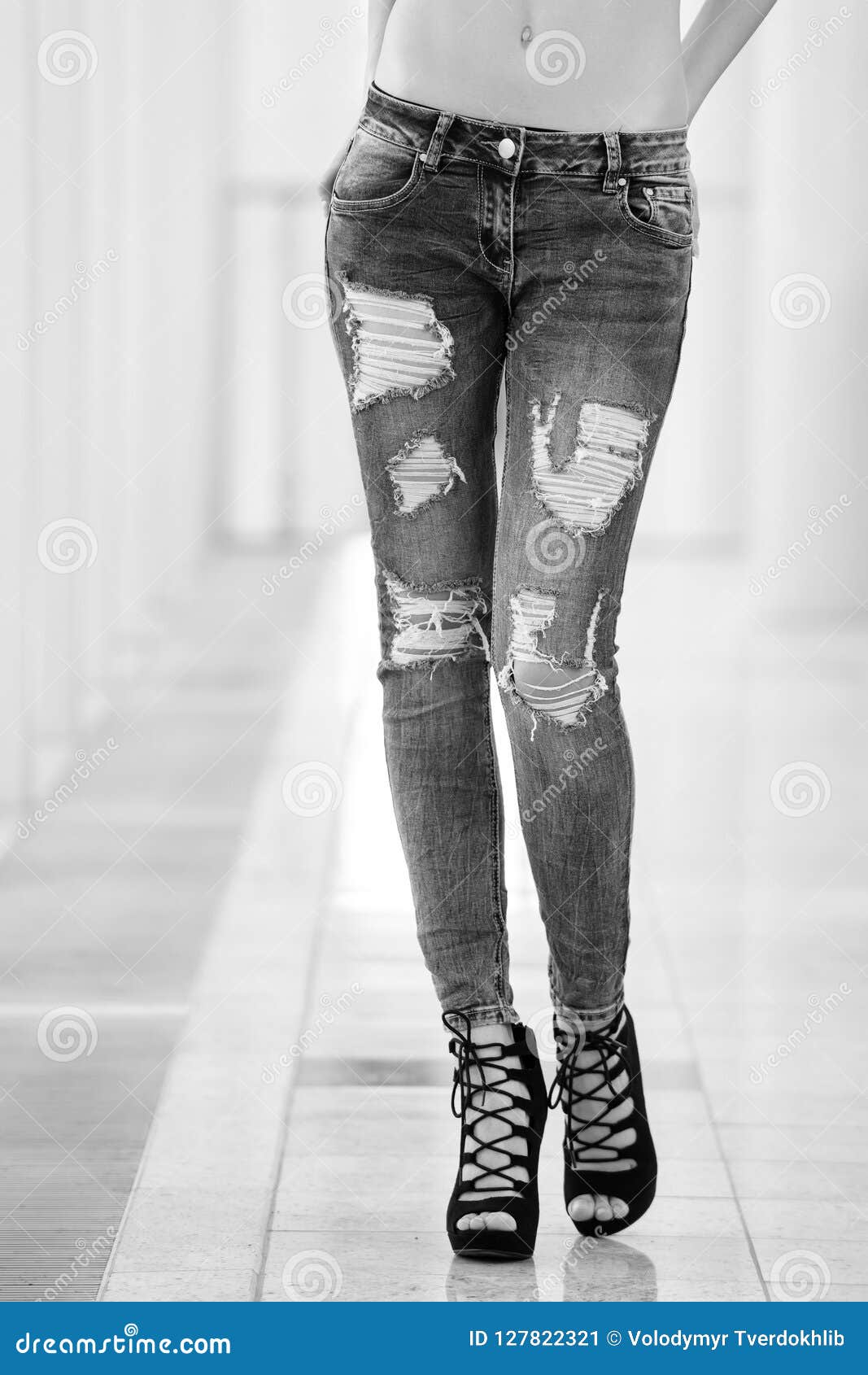 Girl Jeans Sexy Legs Stock Images - Download 3,480 Photos