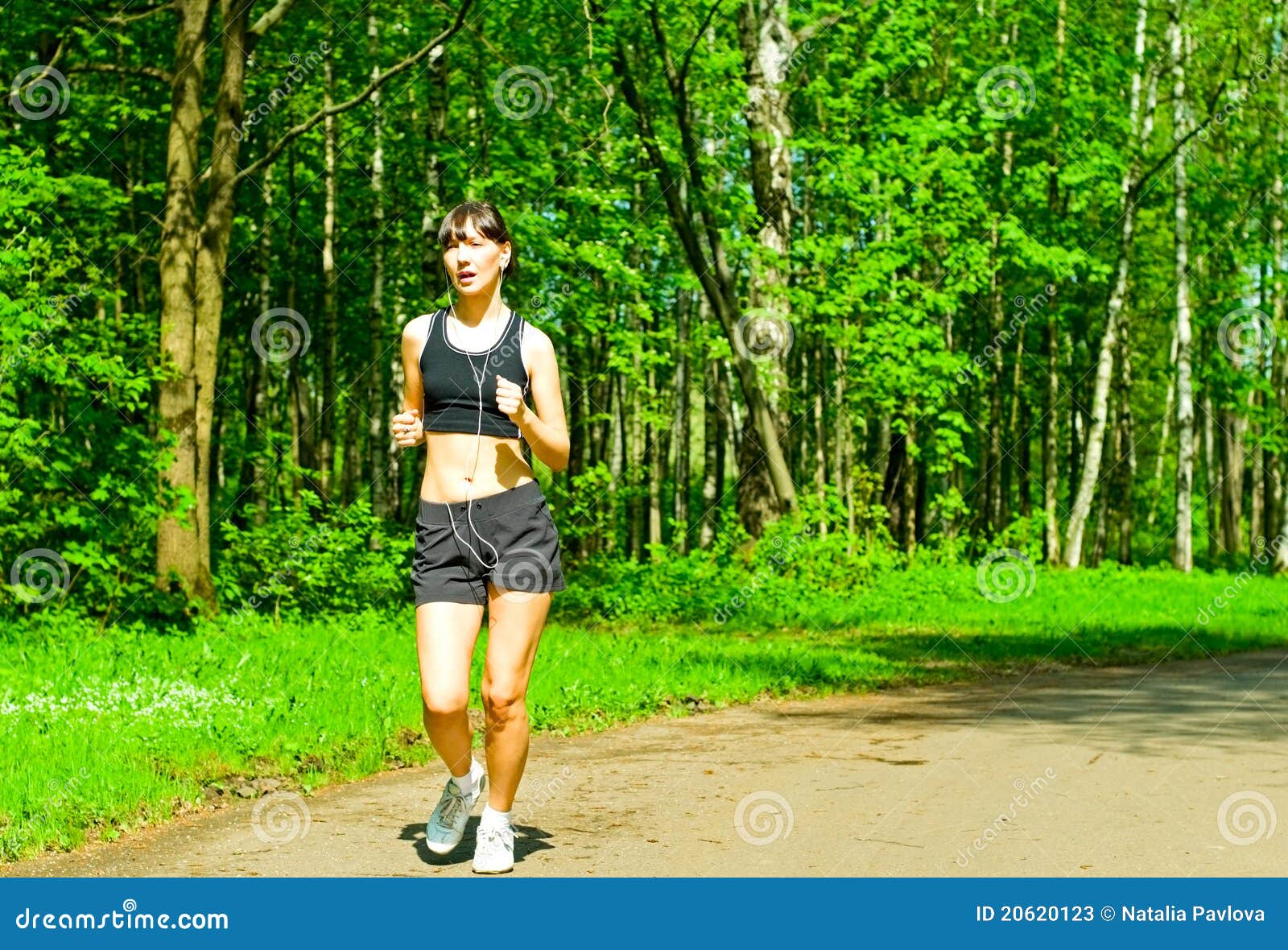 Girl jogging stock image. Image of close, people, nature 20620123