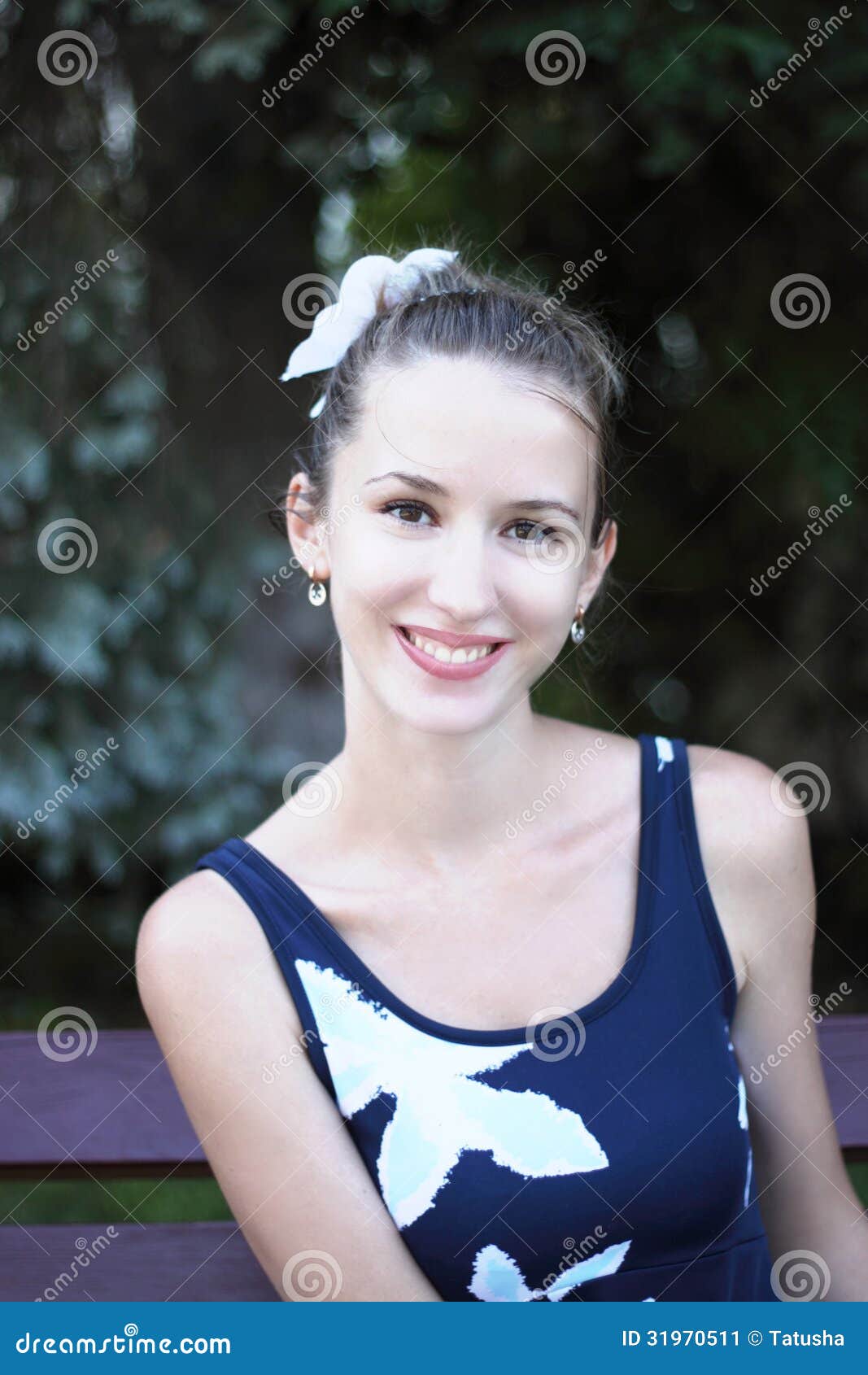 Girl Stock Image Image Of Vertical Bust Waist Smiles 31970511