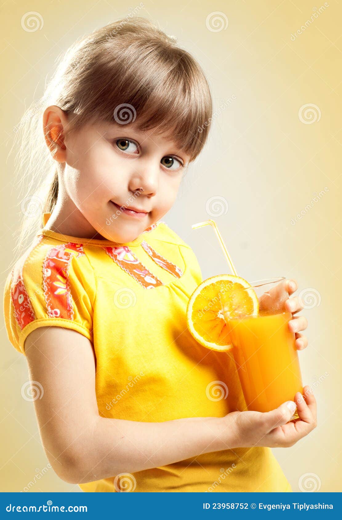 Girl with juice stock photo. Image of child, person, portrait 23958752