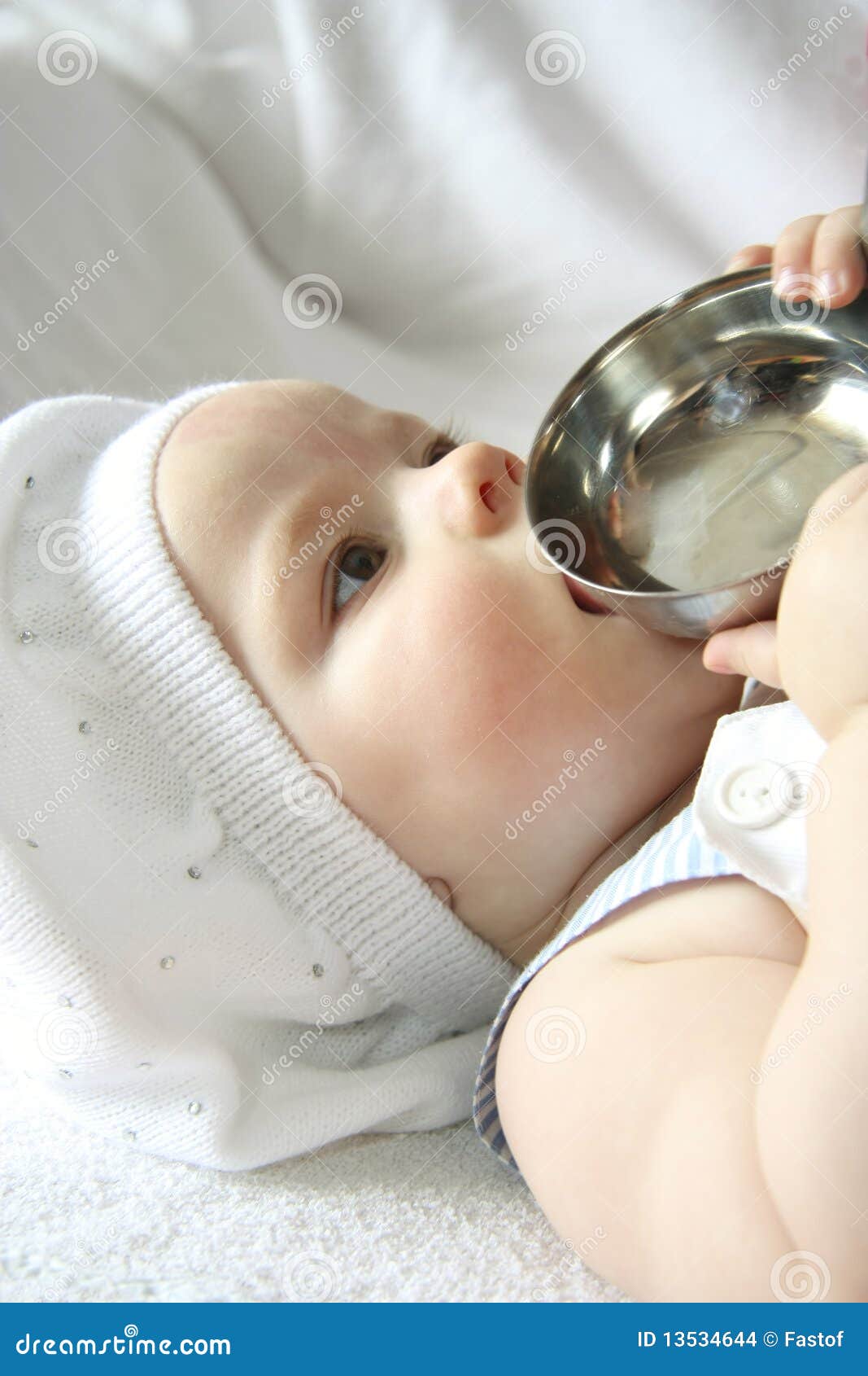 The girl with a ladle stock photo. Image of light, scoop 13534644