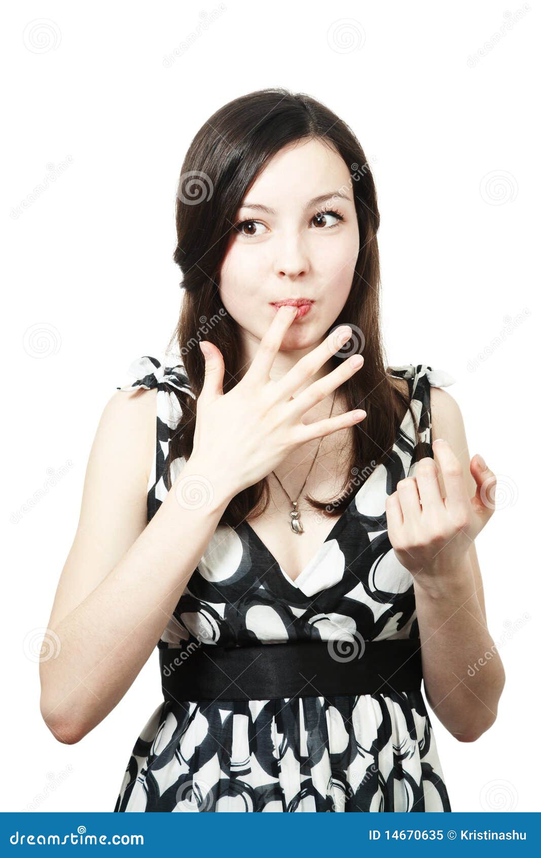 Girl Licking Her Fingers Stock Image Image Of Adult - 14670635-7188