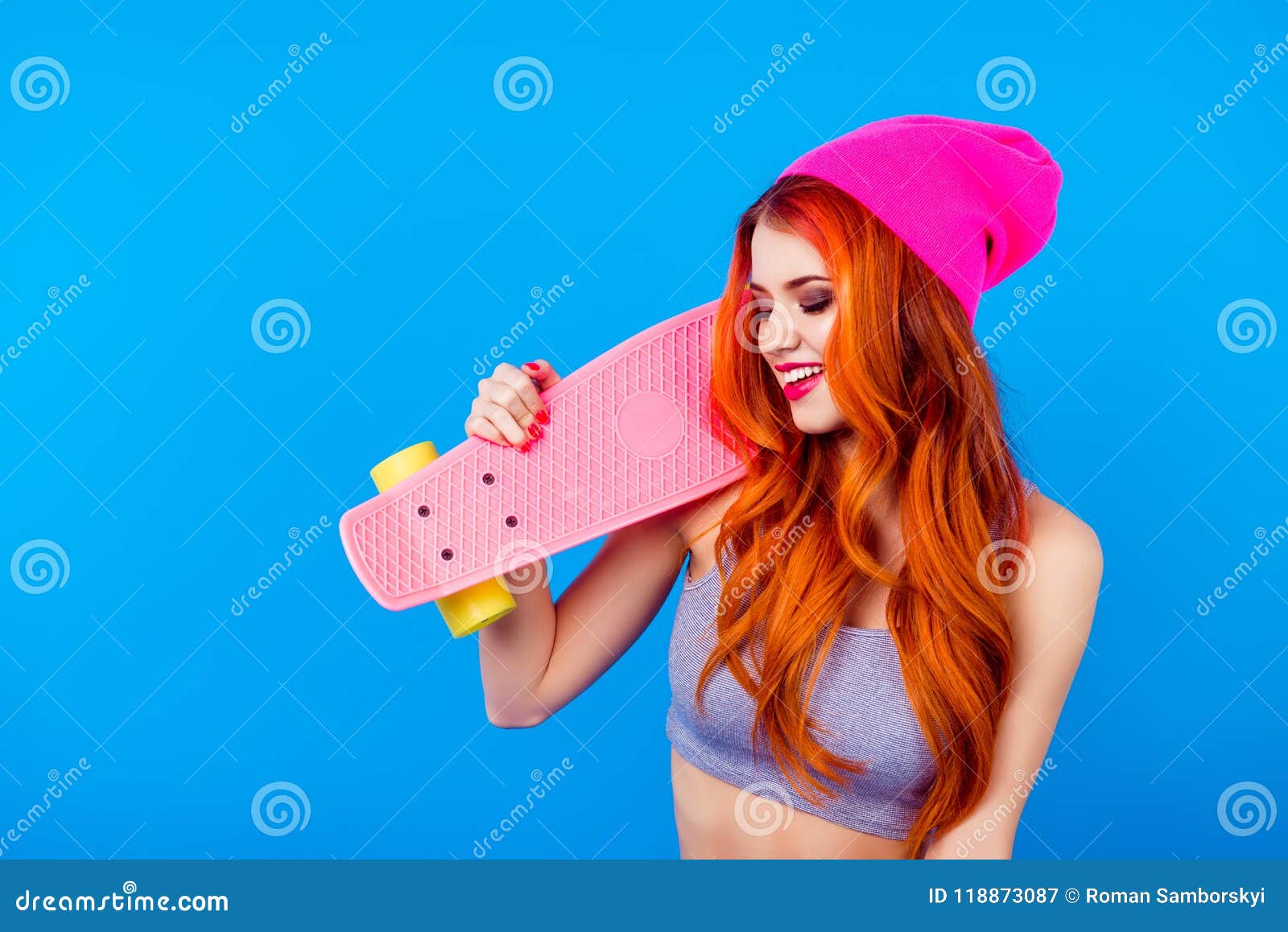 Charmi Xxx Video Download Hd - Girl with Long Board. More Colors To Your Life! Foxy Cute Charmi Stock  Image - Image of lady, board: 118873087