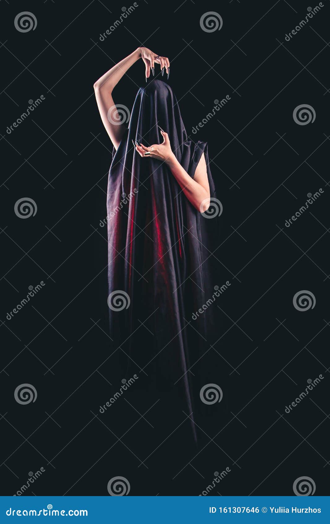 A Girl with Long Hair in the Image of a Witch is Trying To Set Herself on  Fire. Rituals with Candles for Love Spell and Damage Stock Photo - Image of  magician,
