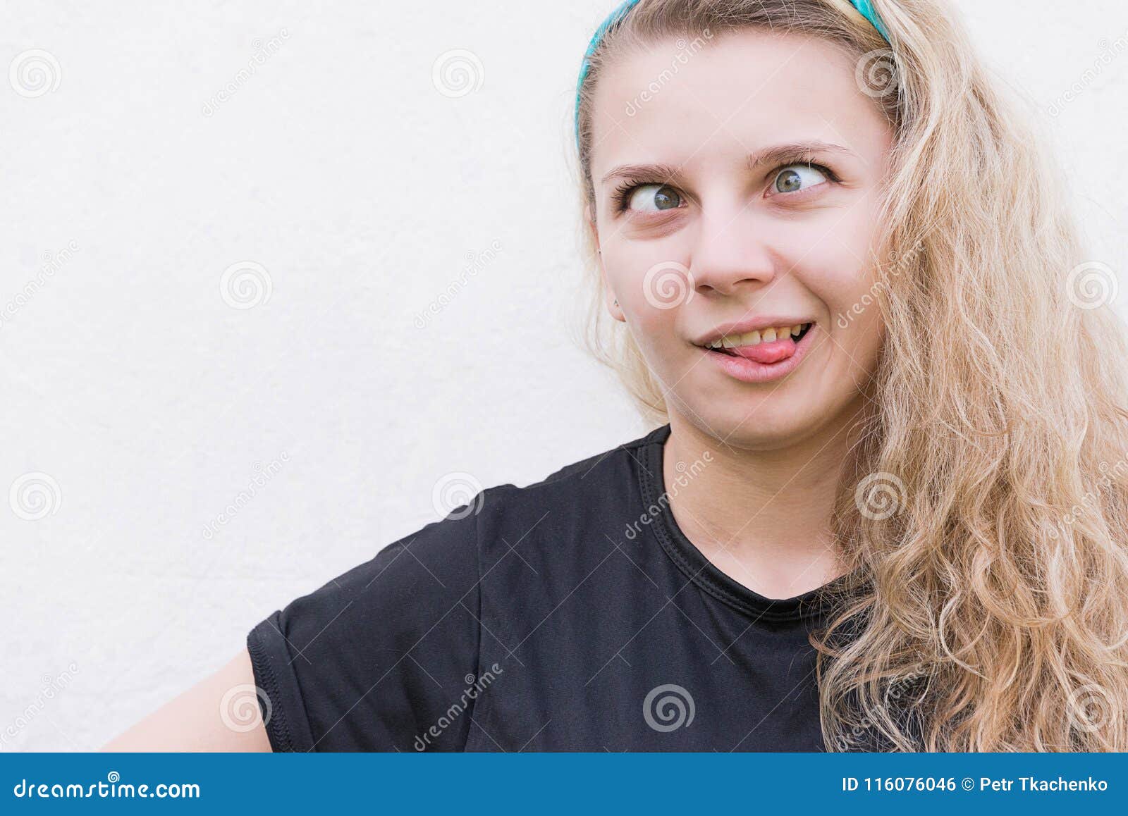 Girl Shows a Funny Face and Tongue Stock Photo - Image of happy, portrait: 116076046 Girl Shows a Funny Face and Tongue Stock Photo - Image of happy, portrait: 116076046