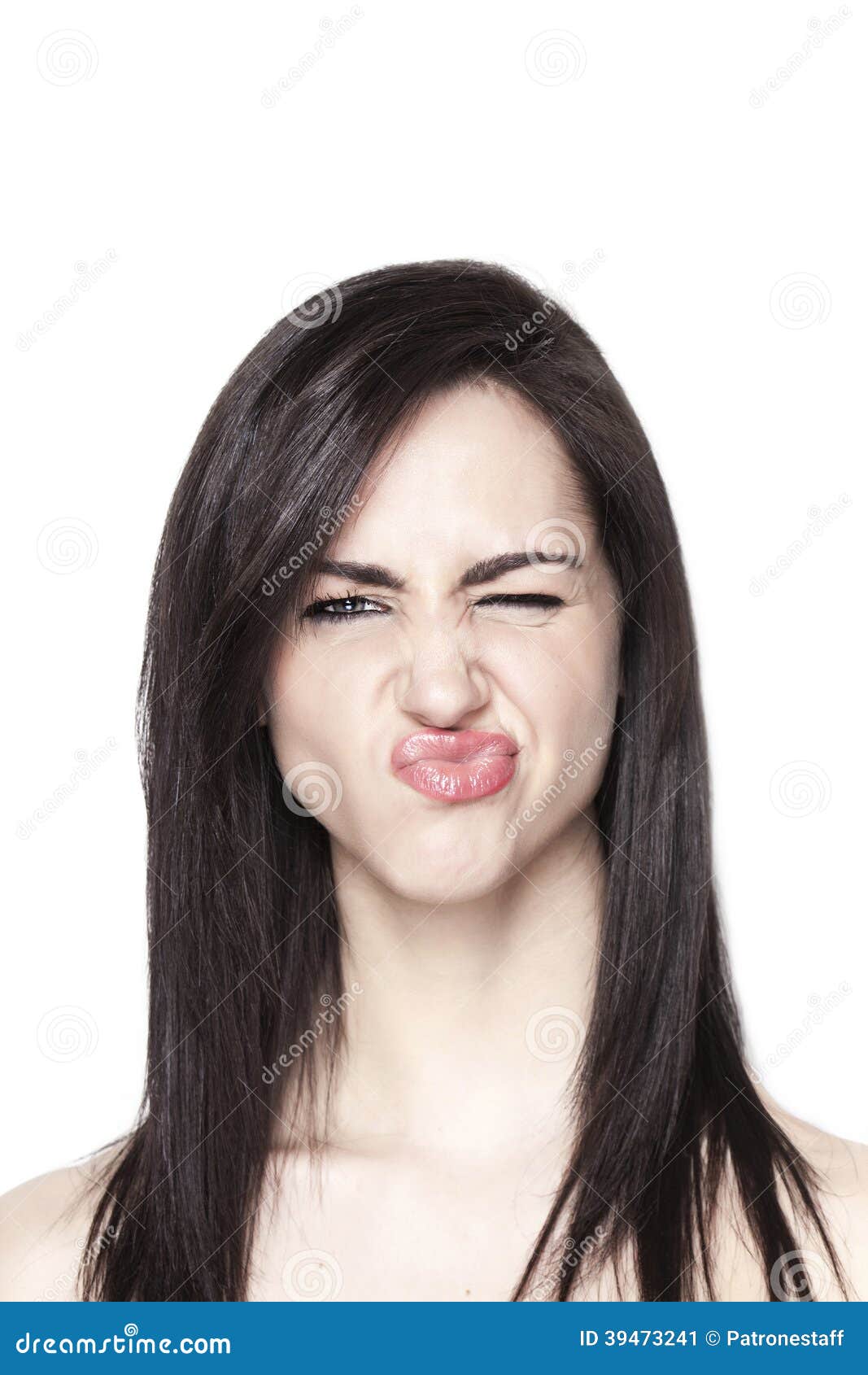 Girl Making Funny Face Stock Image Image Of Funny Face