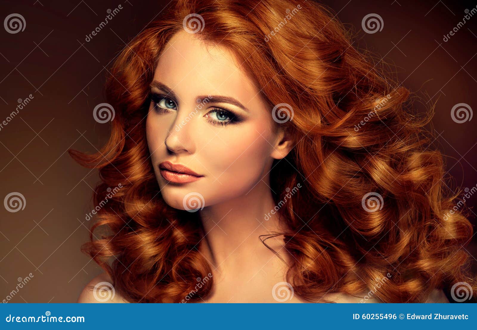 Model With Red Hair