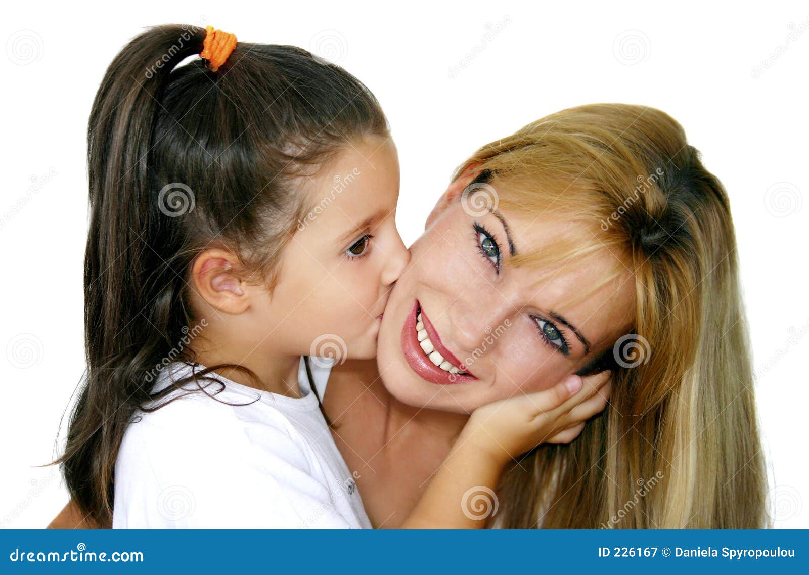 girl and mommy