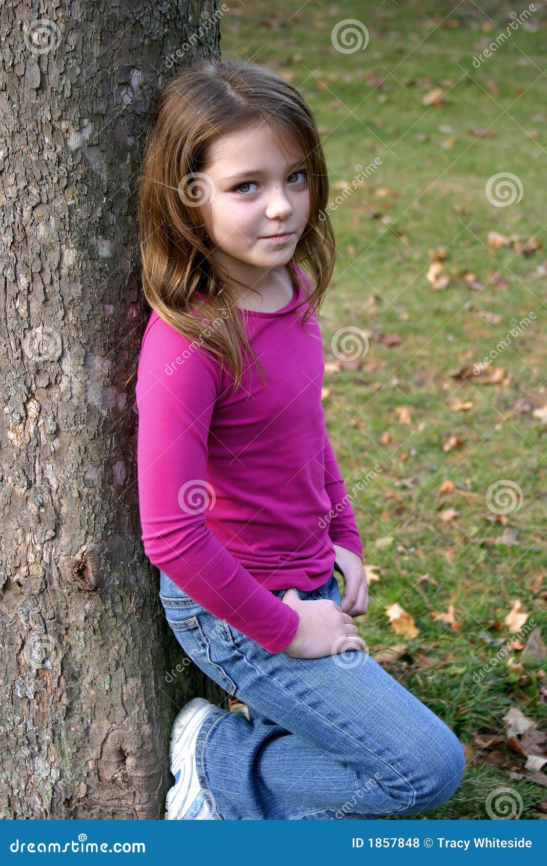 girl in park