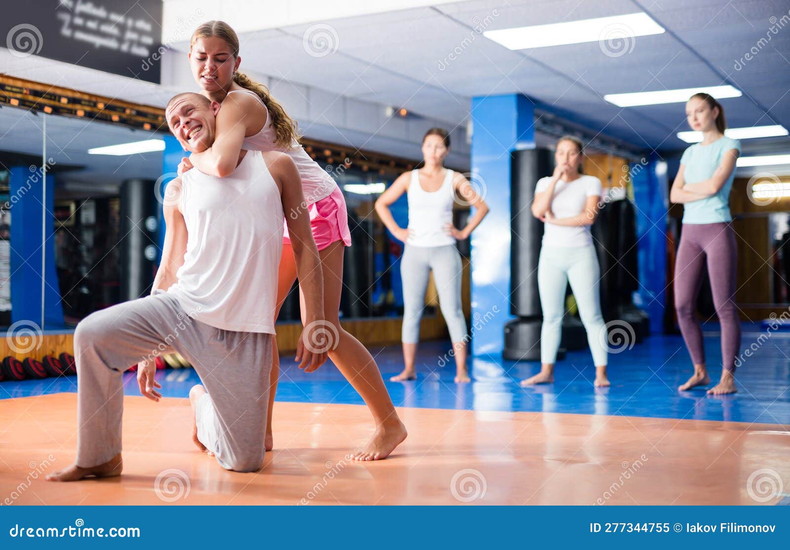 Wrestler Doing a Choke Hold - Stock Photo - Masterfile - Rights-Managed,  Artist: Aflo Sport, Code: 858-03047623