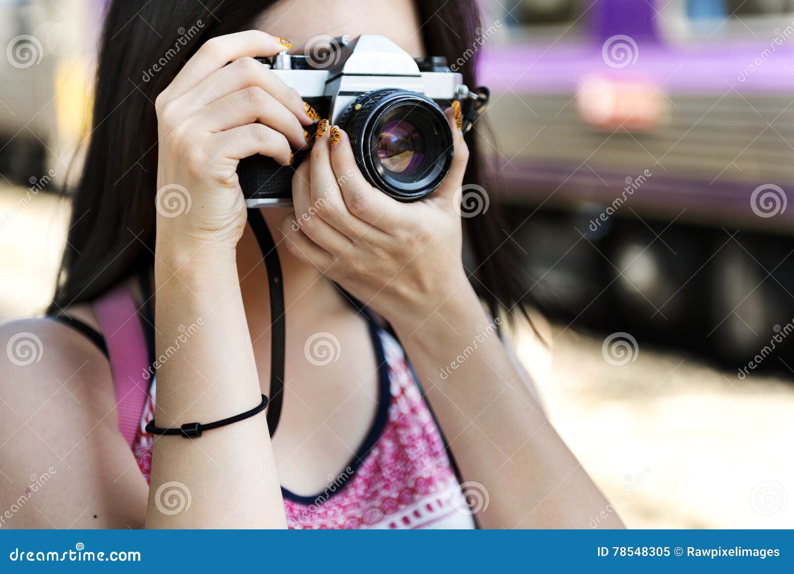 girl photographer traveler wanderlust concept