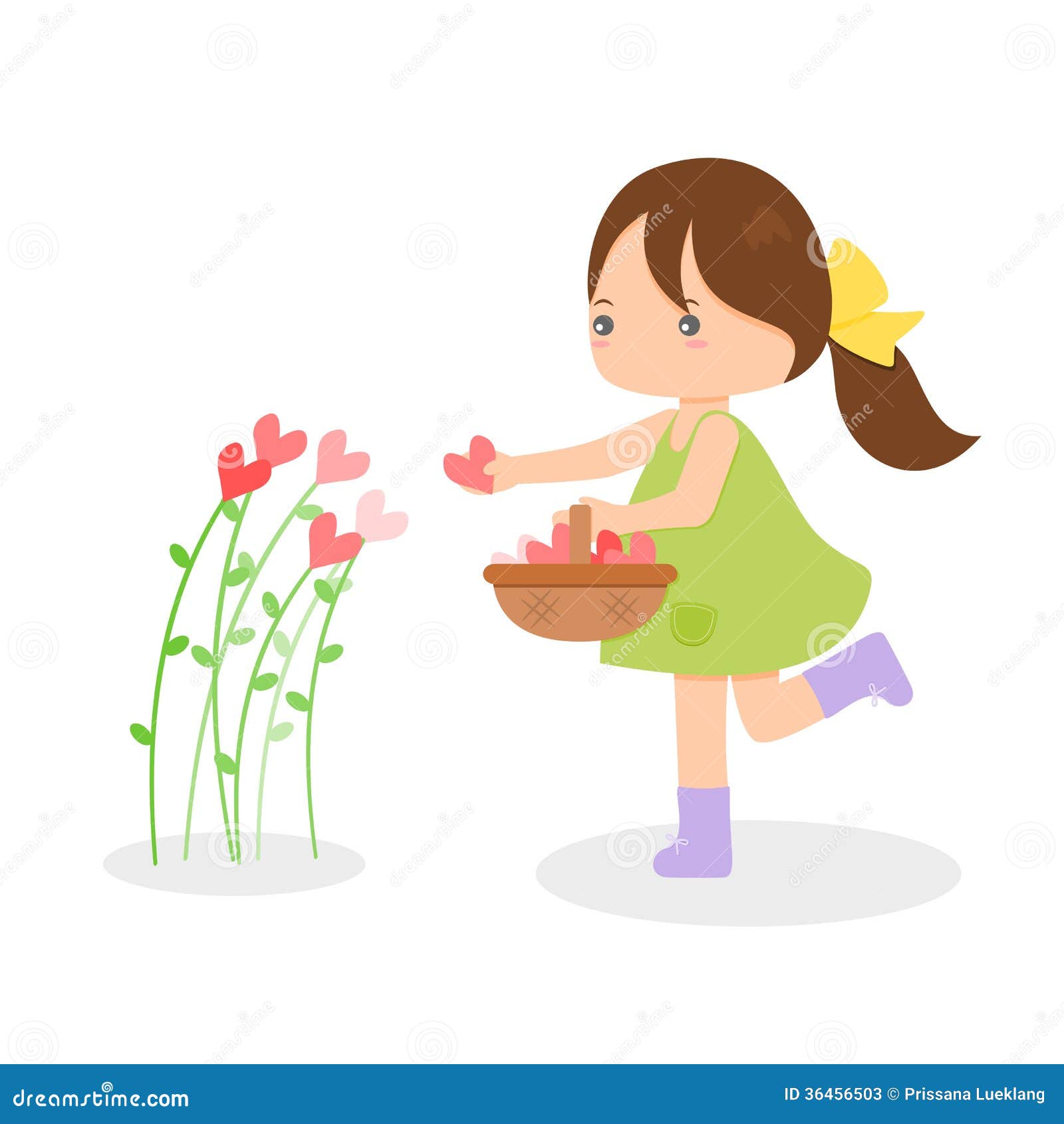 clipart girl with flowers - photo #37