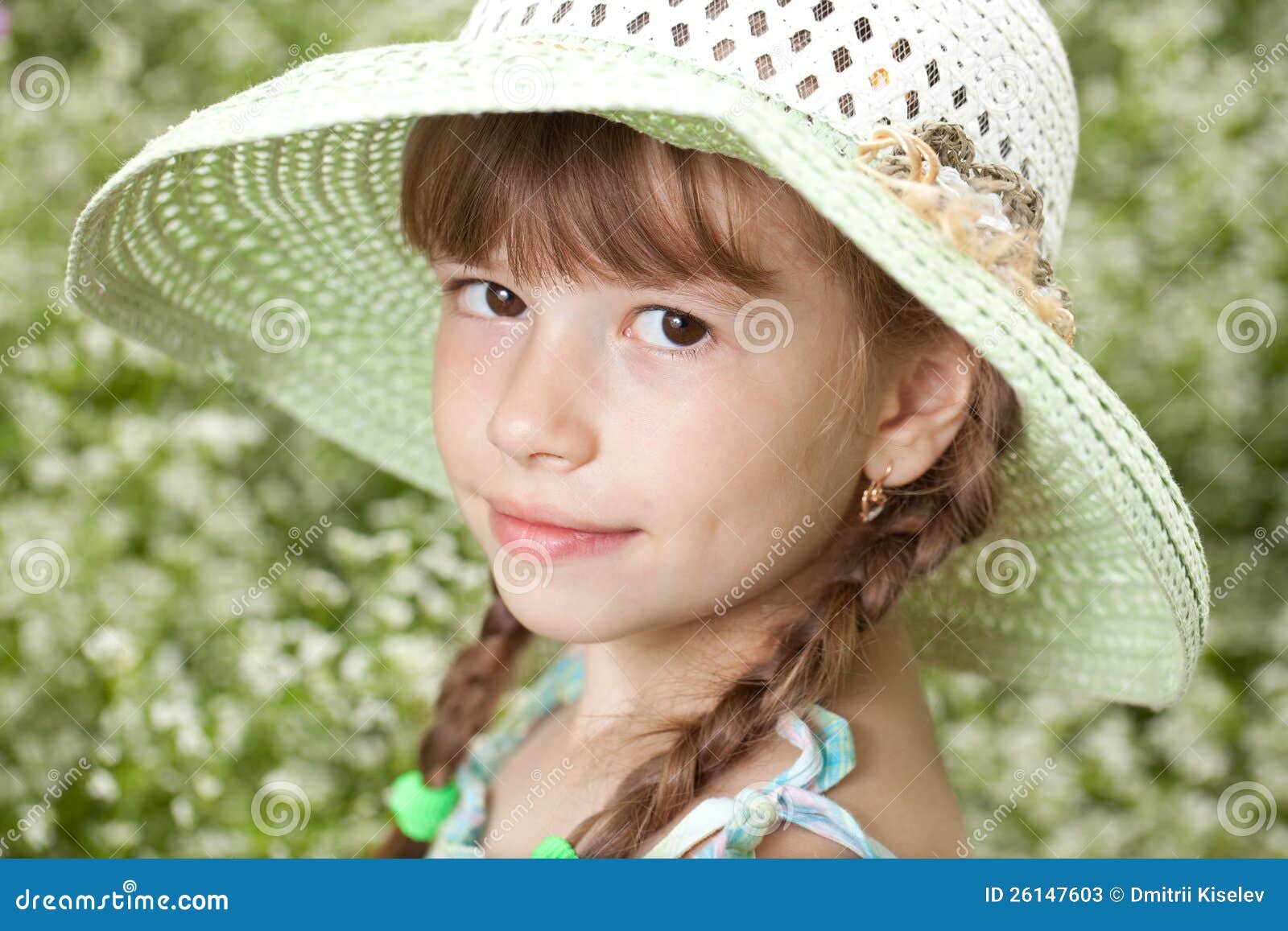 Girl With Pigtails Stock Image Image Of Beautiful, Girlie -3356