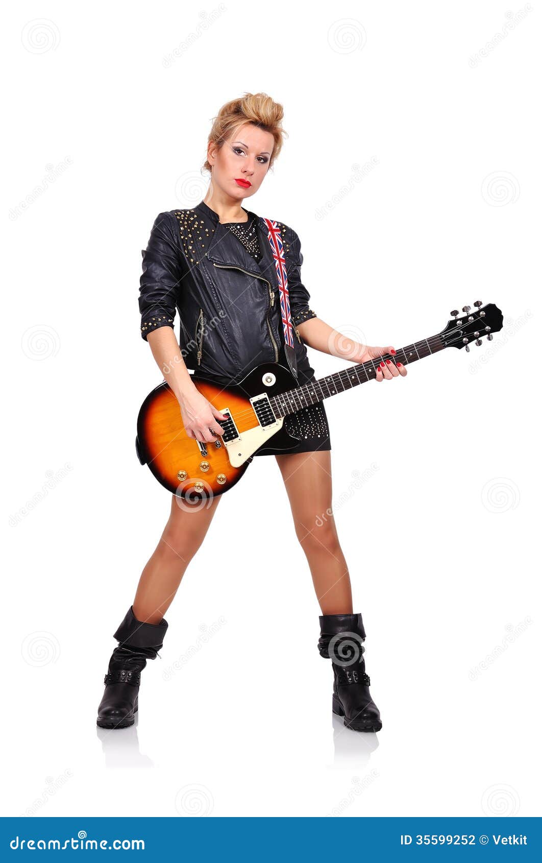 Woman Playing Guitar