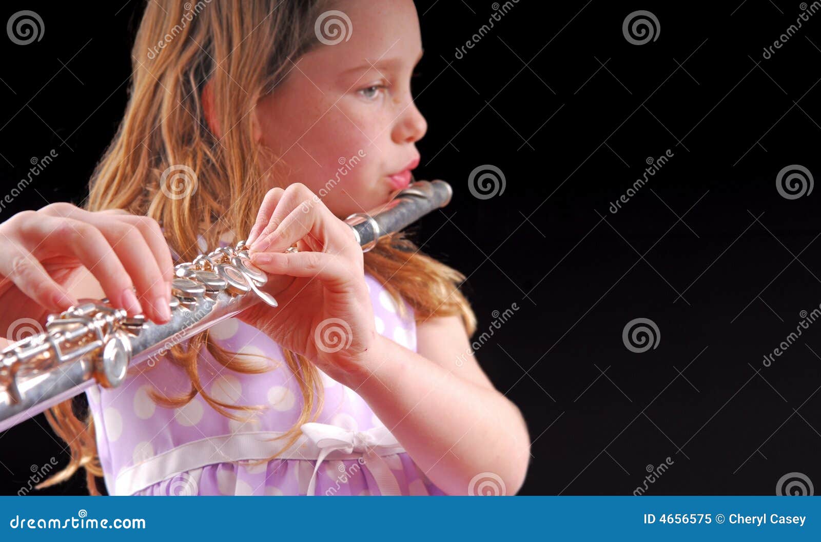 girl playing instrument