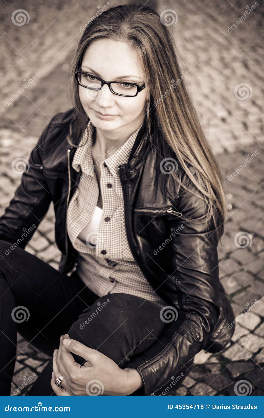 Girl posing stock photo. Image of attractive, portrait - 45354718