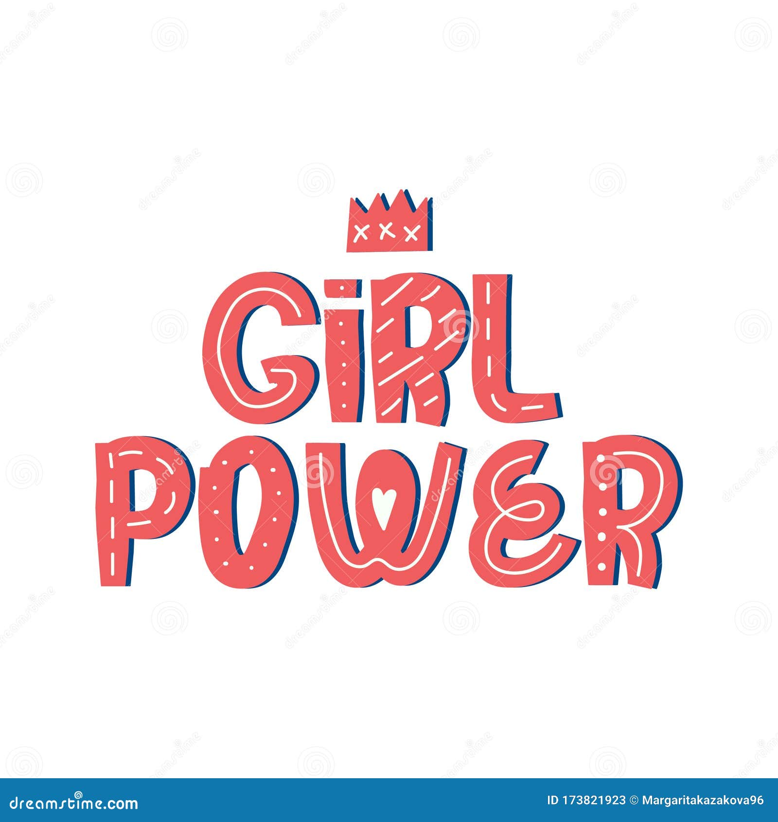 Girl Power. Feminism Quote, Woman Motivational Slogan. Feminist Saying ...