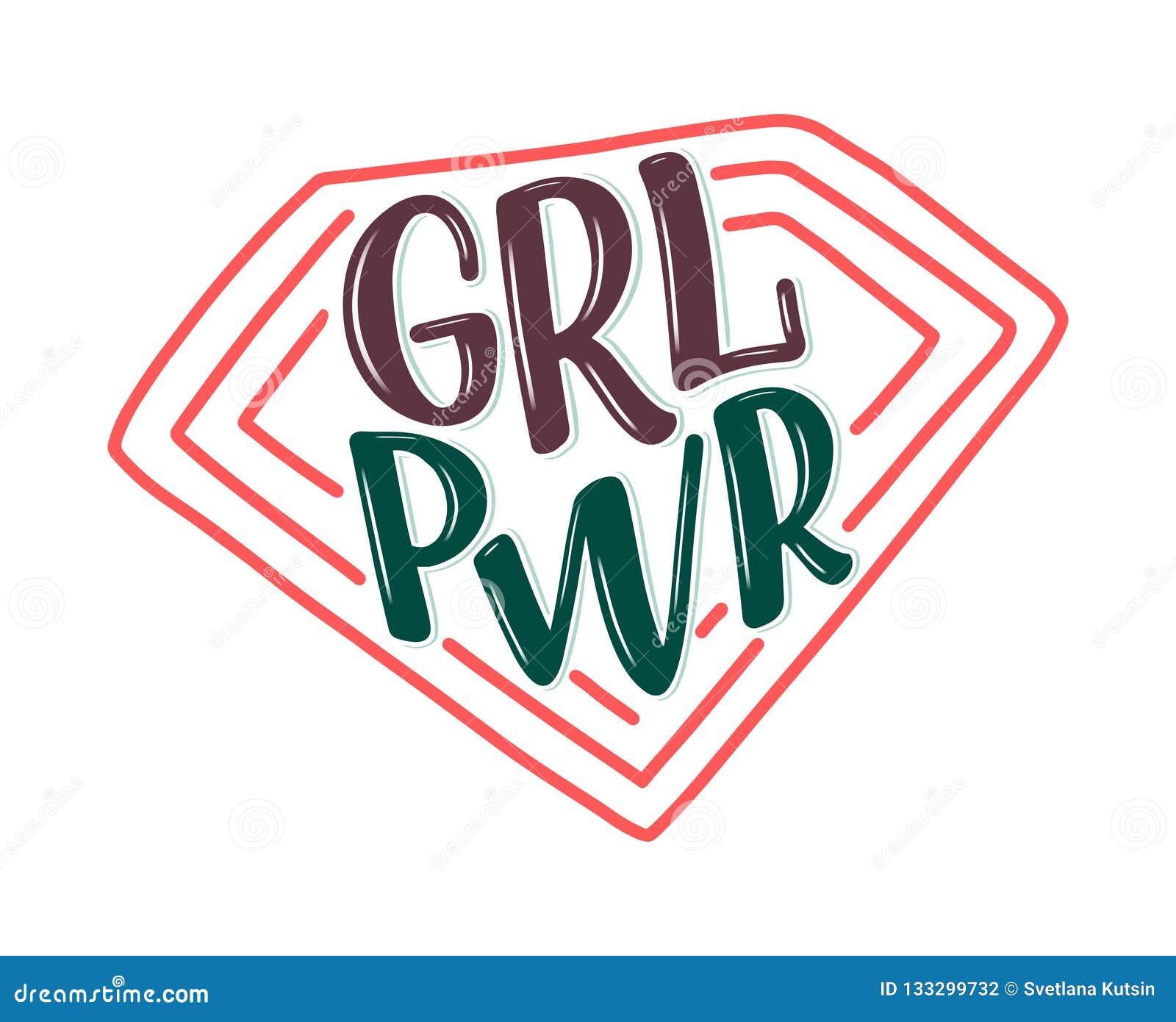 GIRL POWER - Quote Lettering. Calligraphy Inspiration Graphic Design ...