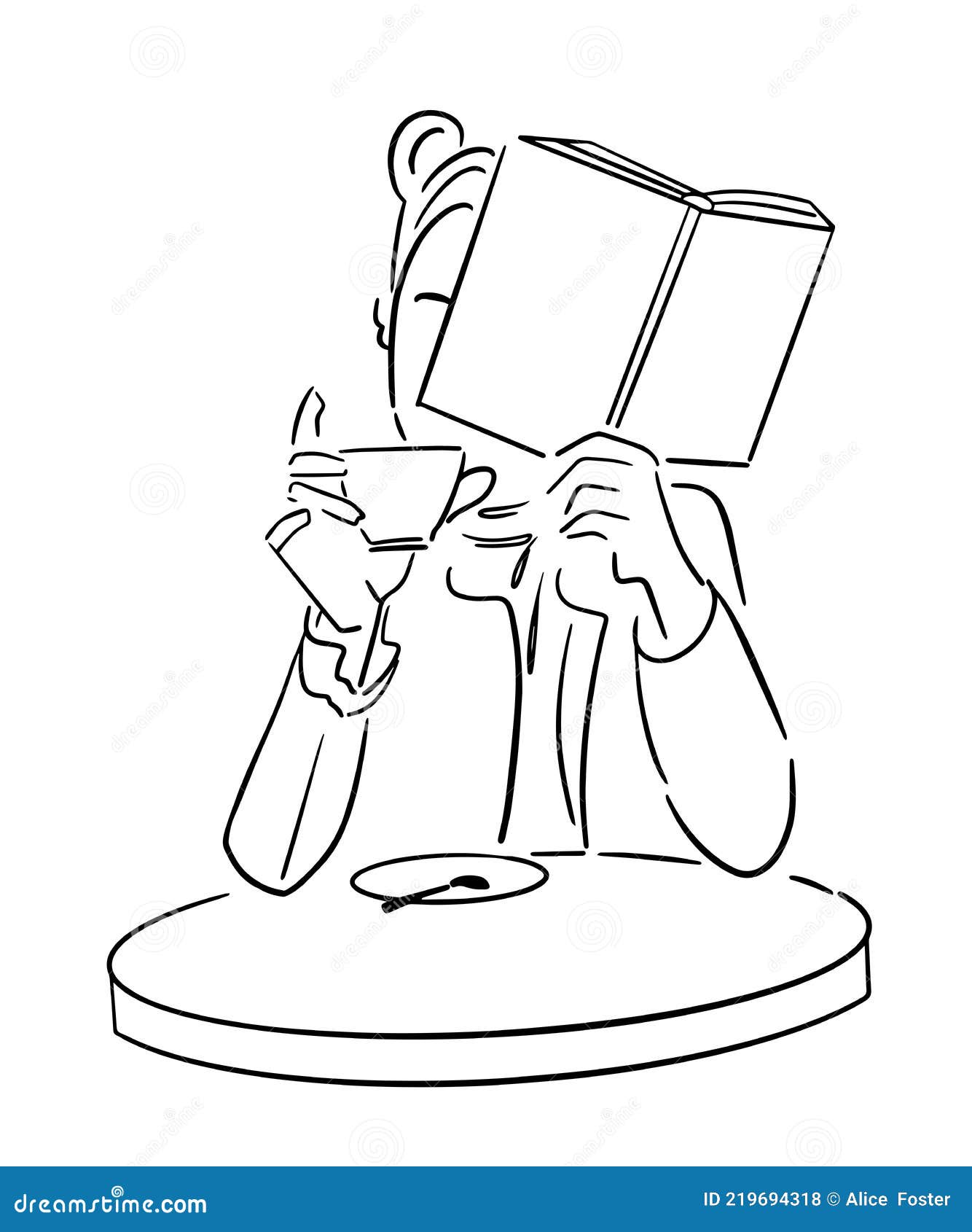 https://thumbs.dreamstime.com/z/girl-reading-book-drinking-coffee-black-line-sketch-white-background-vector-illustration-219694318.jpg