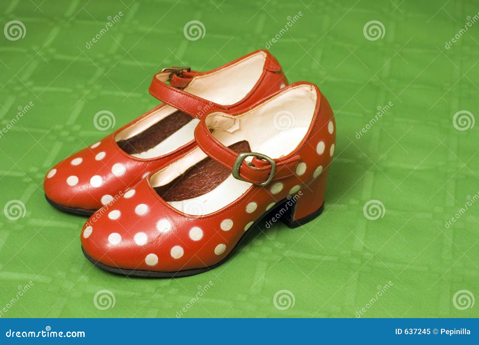 Girl red shoes stock image. Image of exotic, girl, spain 637245