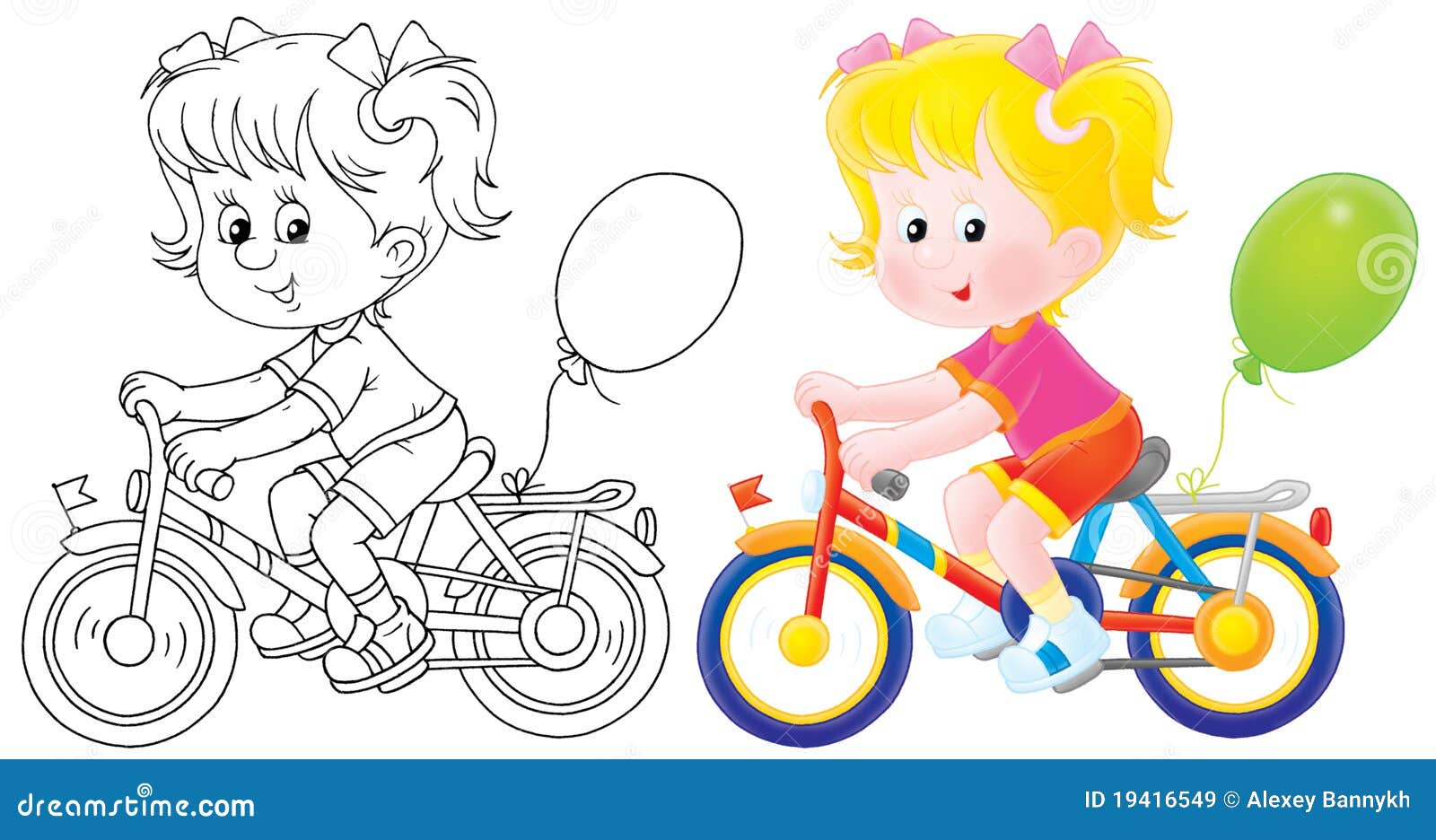 clip art girl riding bike - photo #33