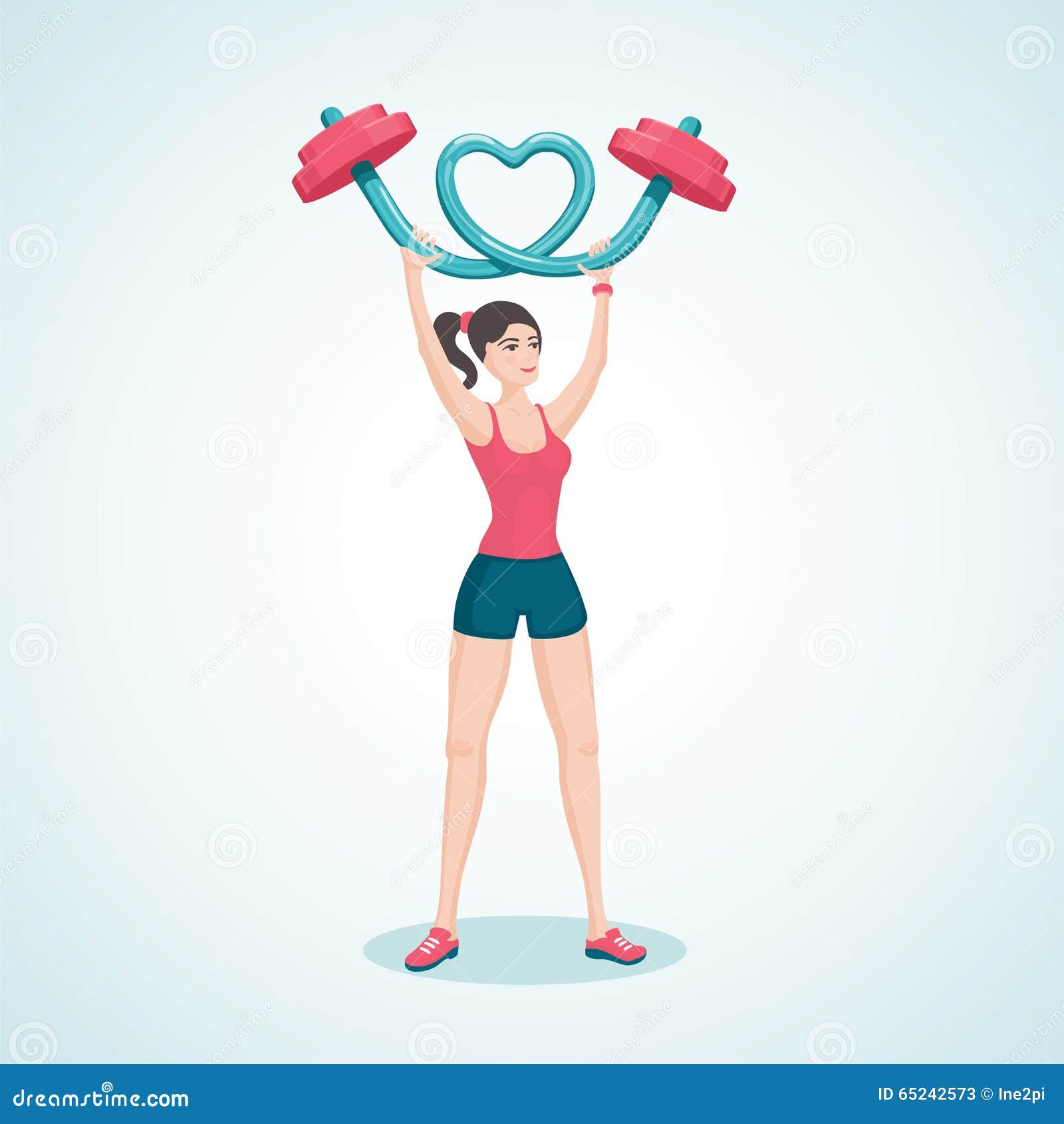 Silhouette Woman Lifting Weights Stock Illustrations - 125 Silhouette Woman...
