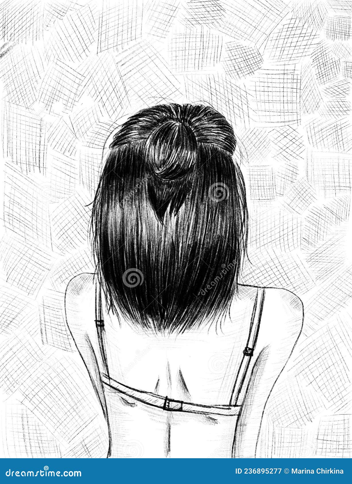 How to draw a beautiful girl back side, step by step very easy girl drawing,  girl drawing - video Dailymotion