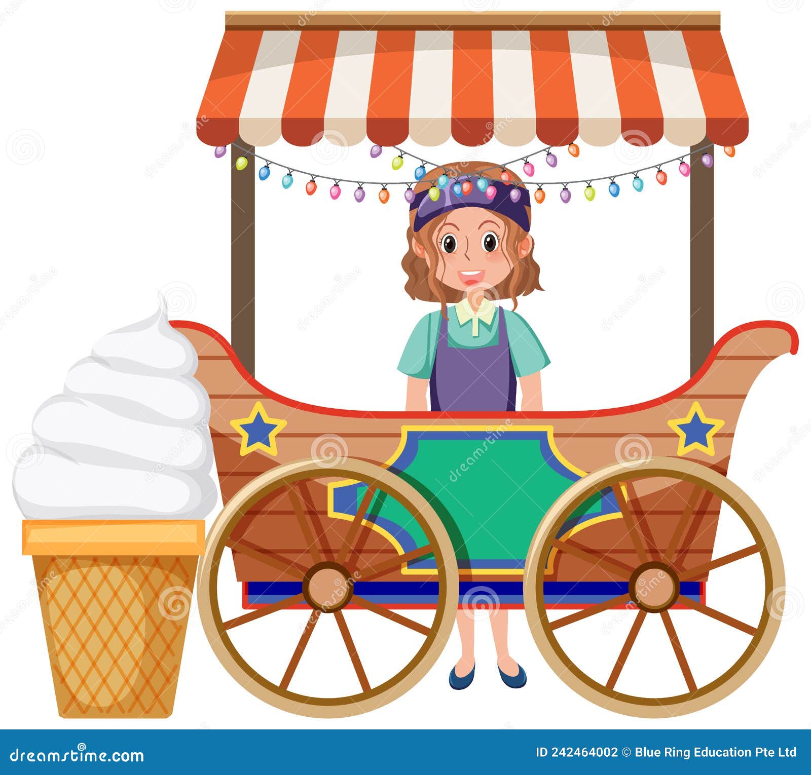 Girl Selling Ice Cream Stock Illustrations – 60 Girl Selling Ice Cream  Stock Illustrations, Vectors & Clipart - Dreamstime