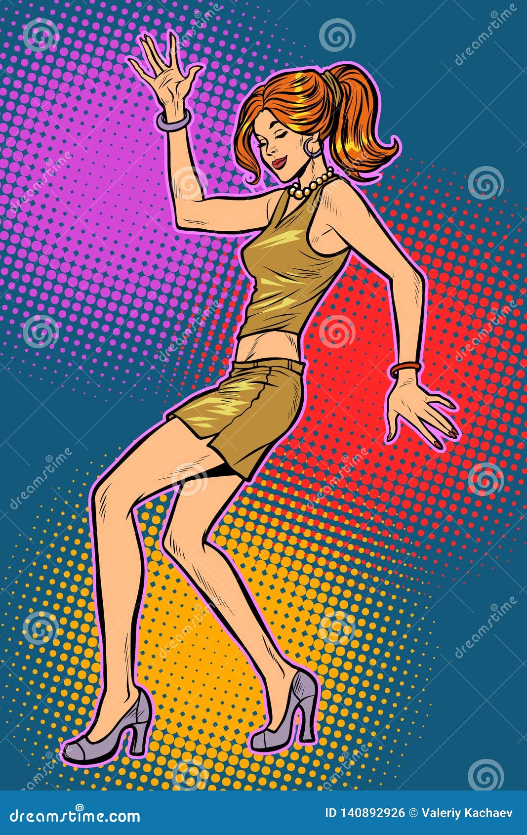 Sexy girl dance - Art Sexy Girl