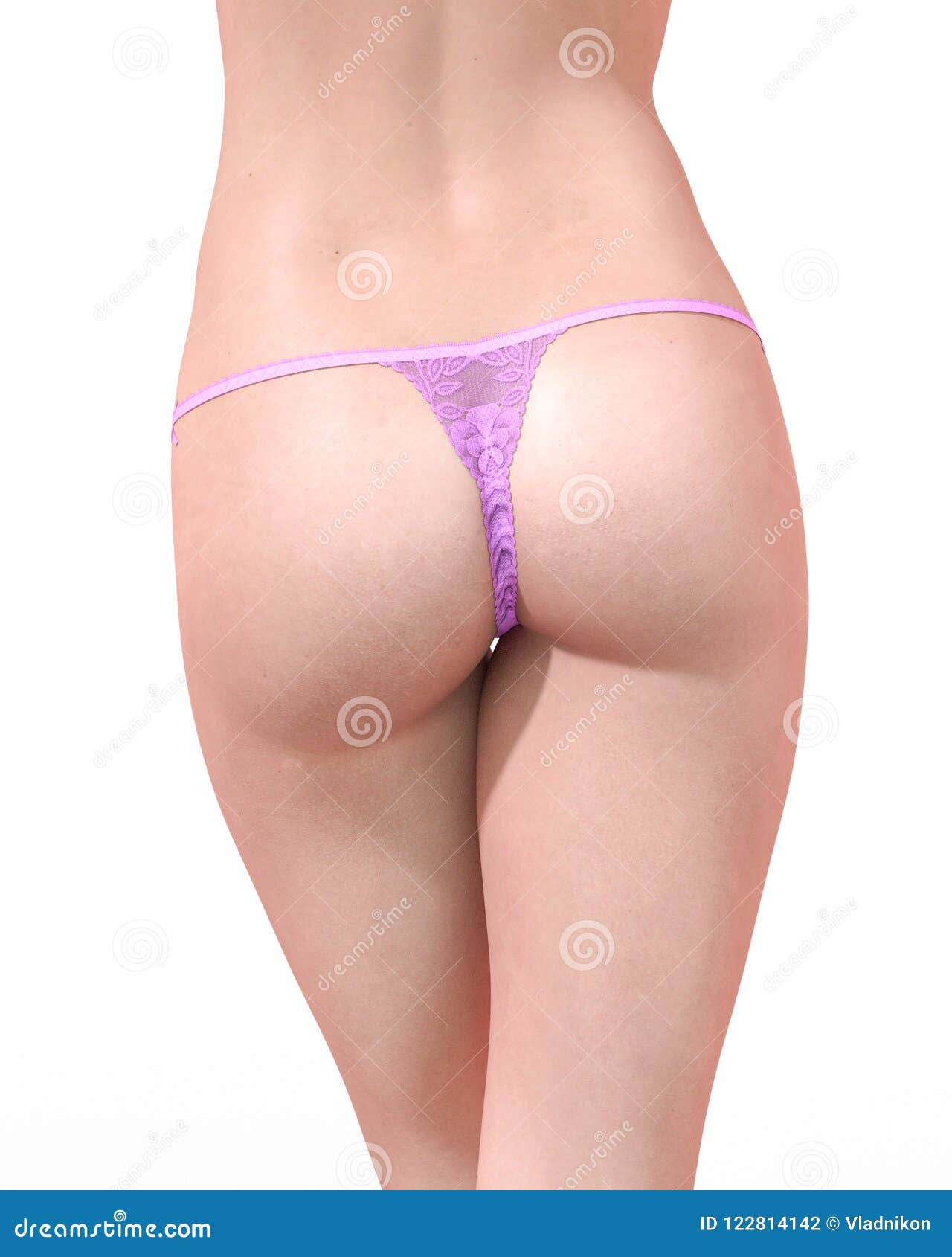 Girl in panty. stock illustration 