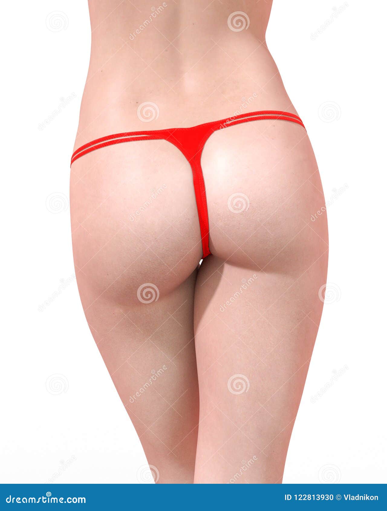 Girl in panty. stock illustration. Illustration of attractive - 122813930