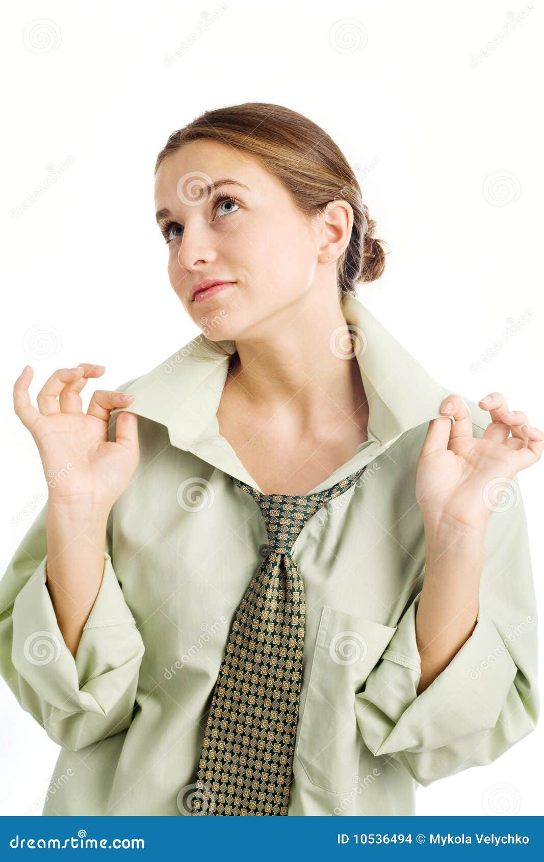 Girl in shirt stock photo. Image of model, face, girl 10536494