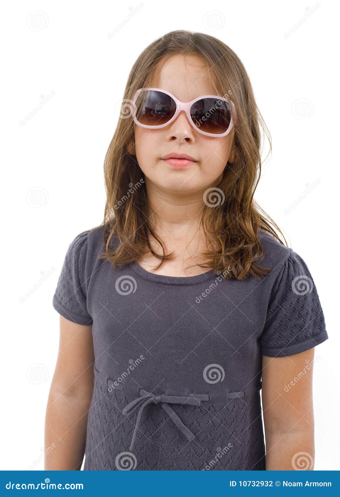 Girl with sunglasses stock photo. Image of person, female 10732932