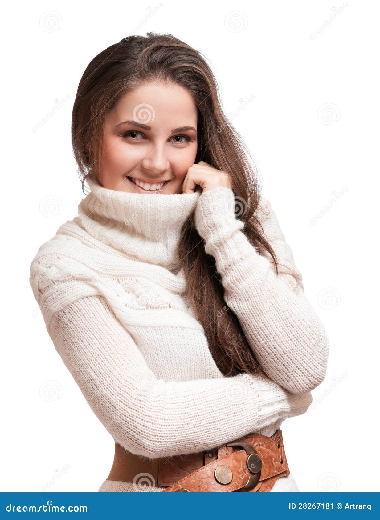 The girl in the sweater stock image. Image of beautiful 28267181