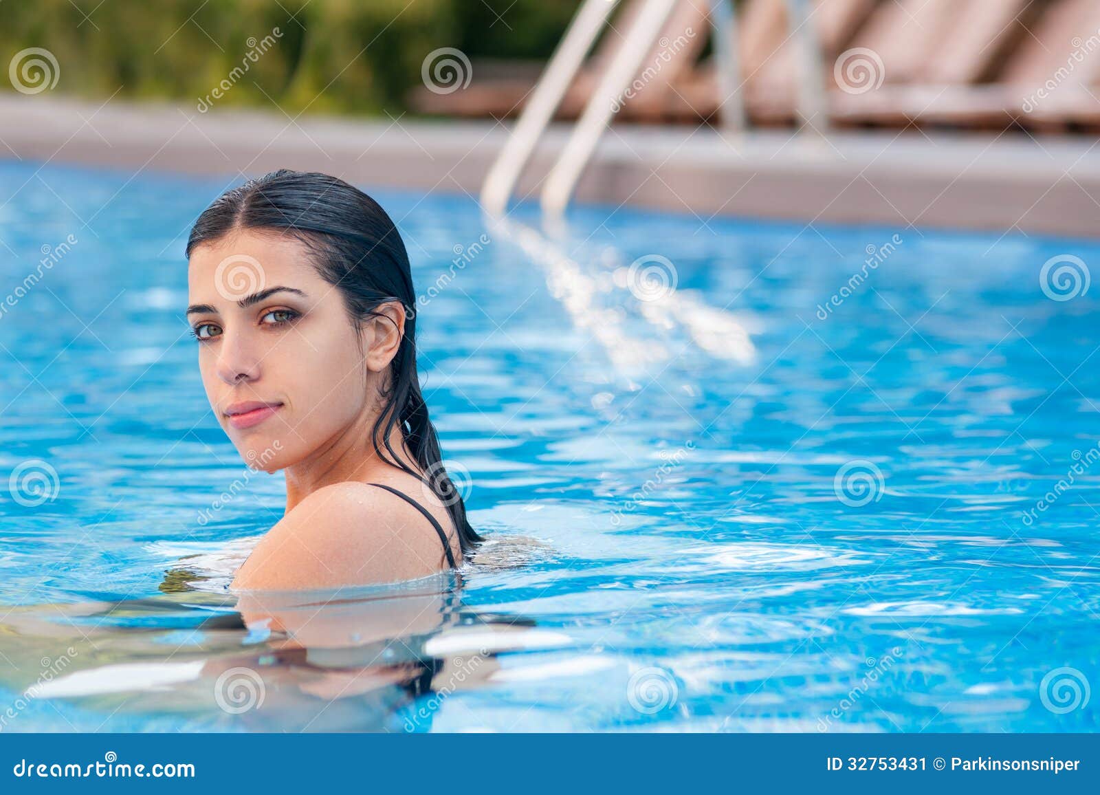 Beauty in the pool