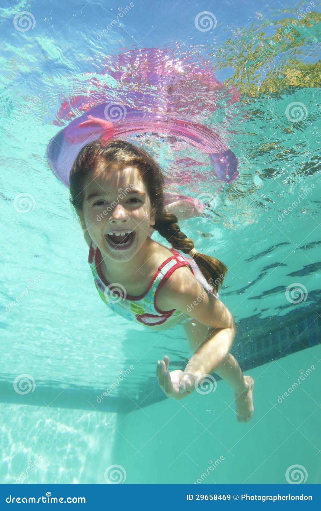 Girl Swimming Underwater stock image. Image of activity 29658469