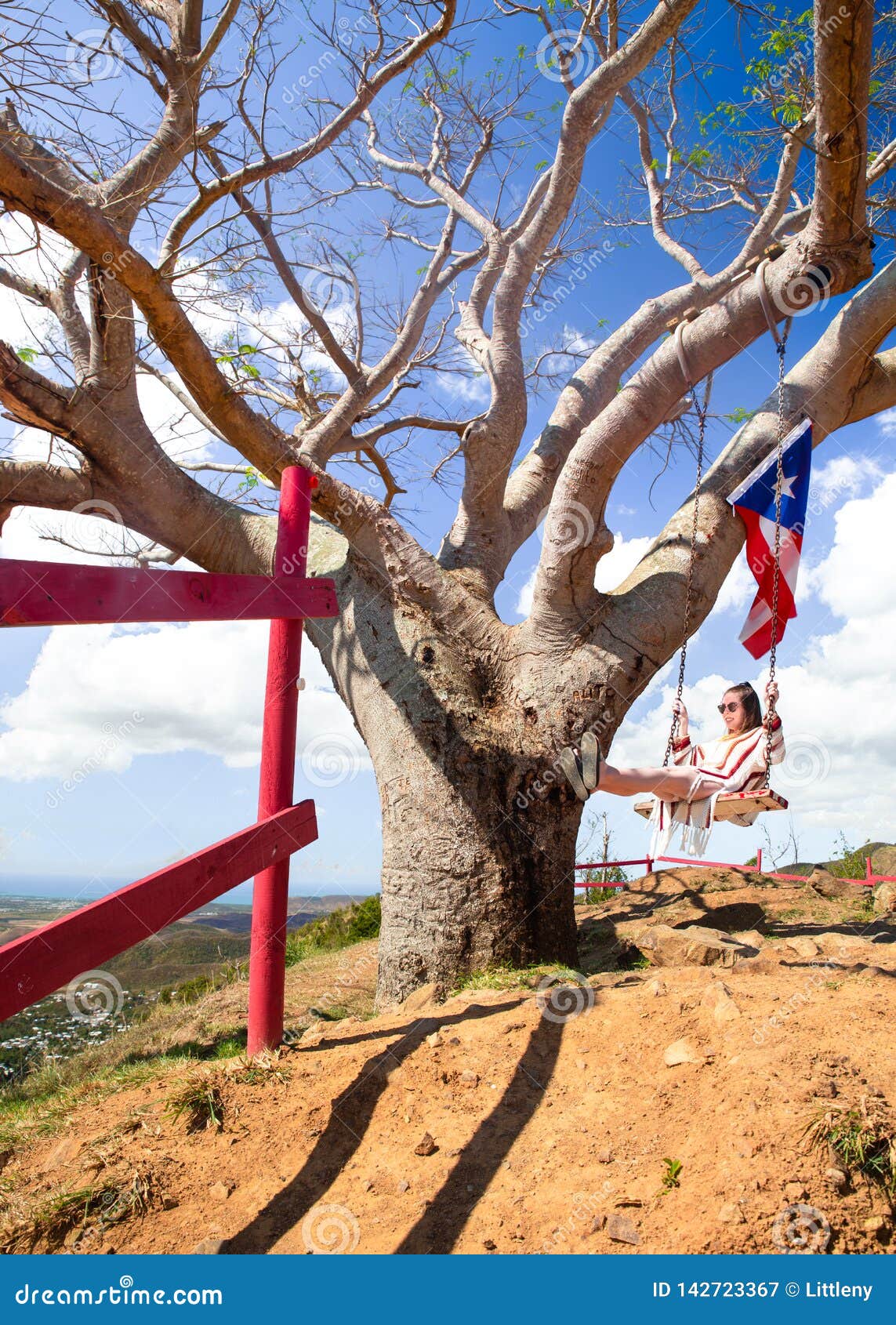 girl swinging tree puerto rico