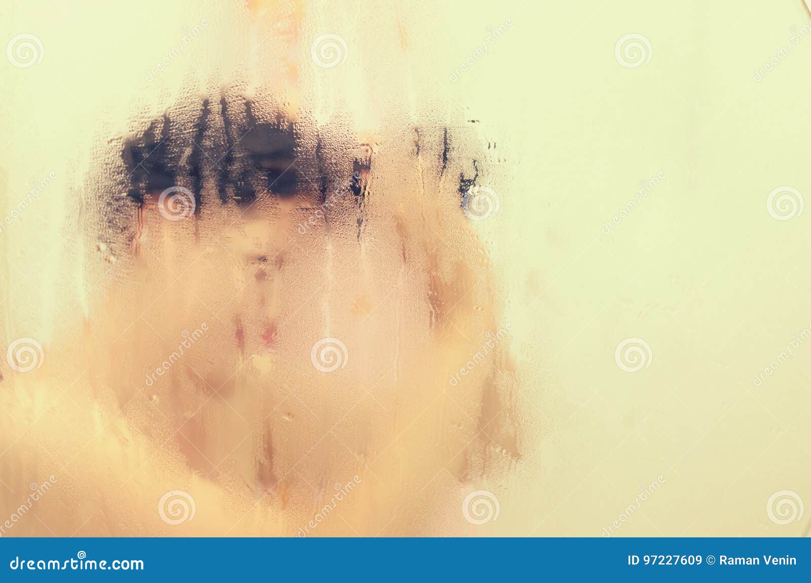 The Girl Takes A Shower In The Bathroom Stock Image Image Of Female