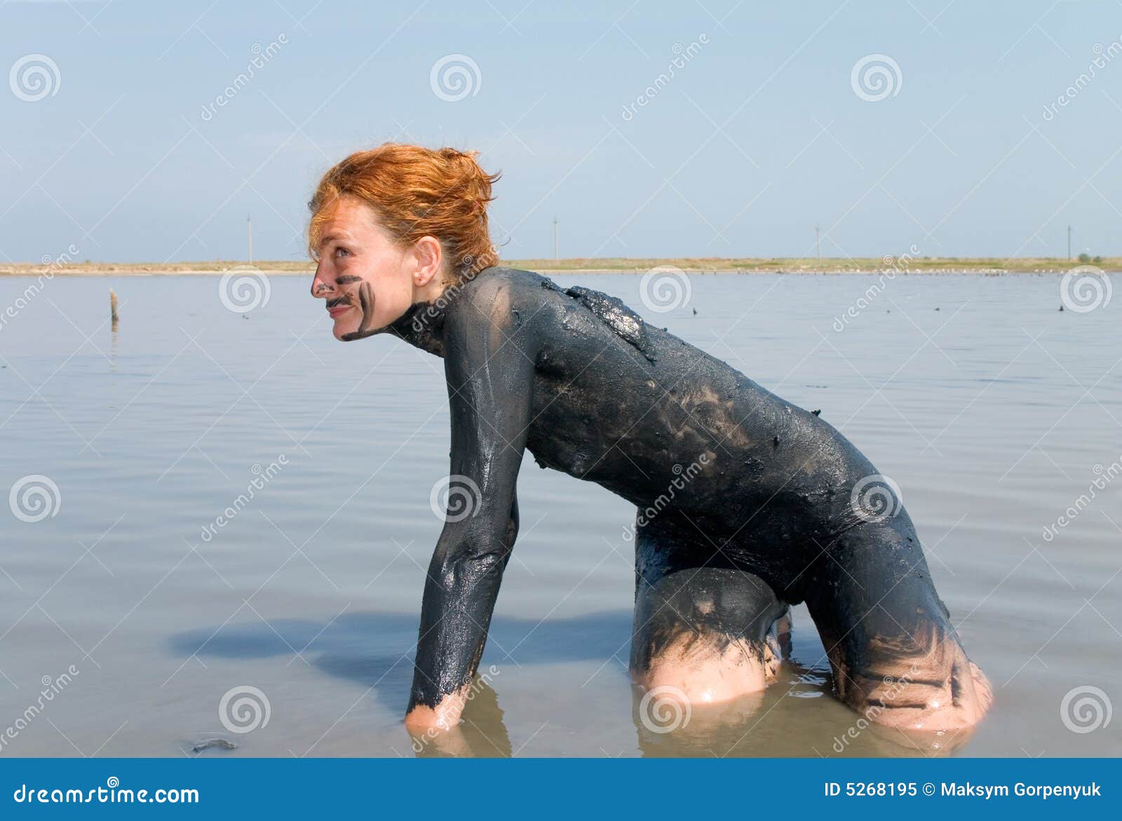 Naked Chic In Wet Suit