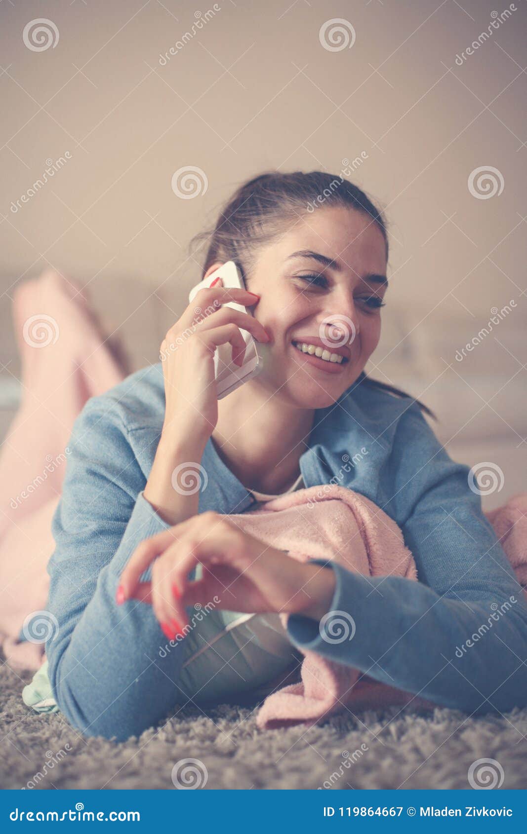 Young Girl At Home Alone Stock Image Image Of House 1198