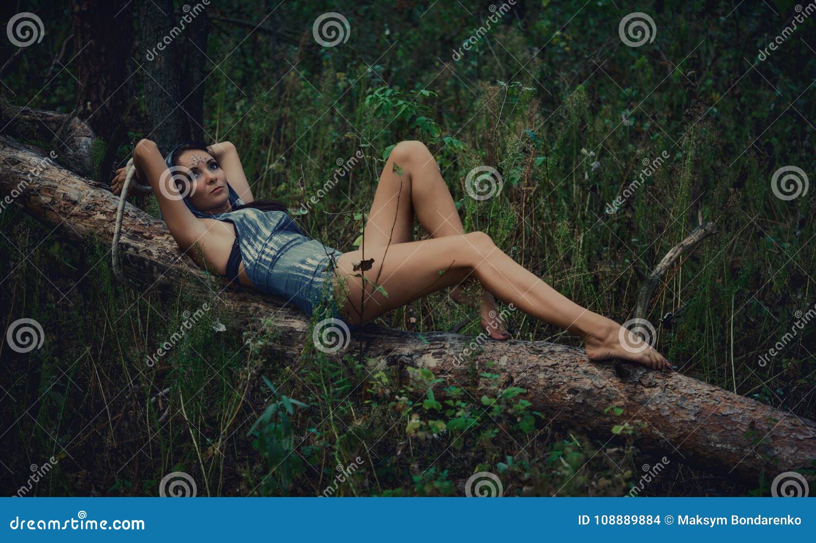 Girl Tied Up Tomatoes Stock Image Cartoondealer Com