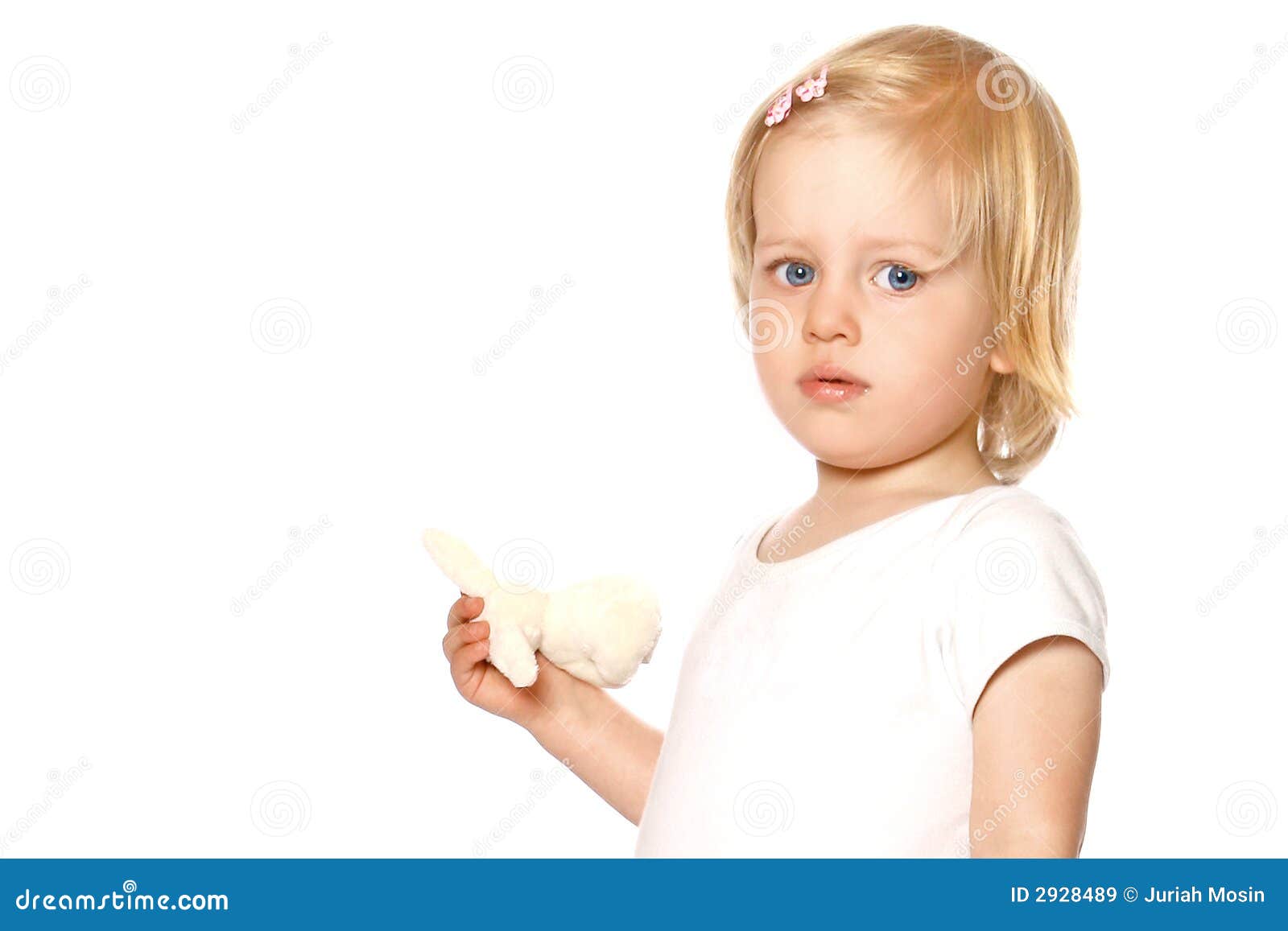 Girl toddler in white vest stock image. Image of childhood 2928489