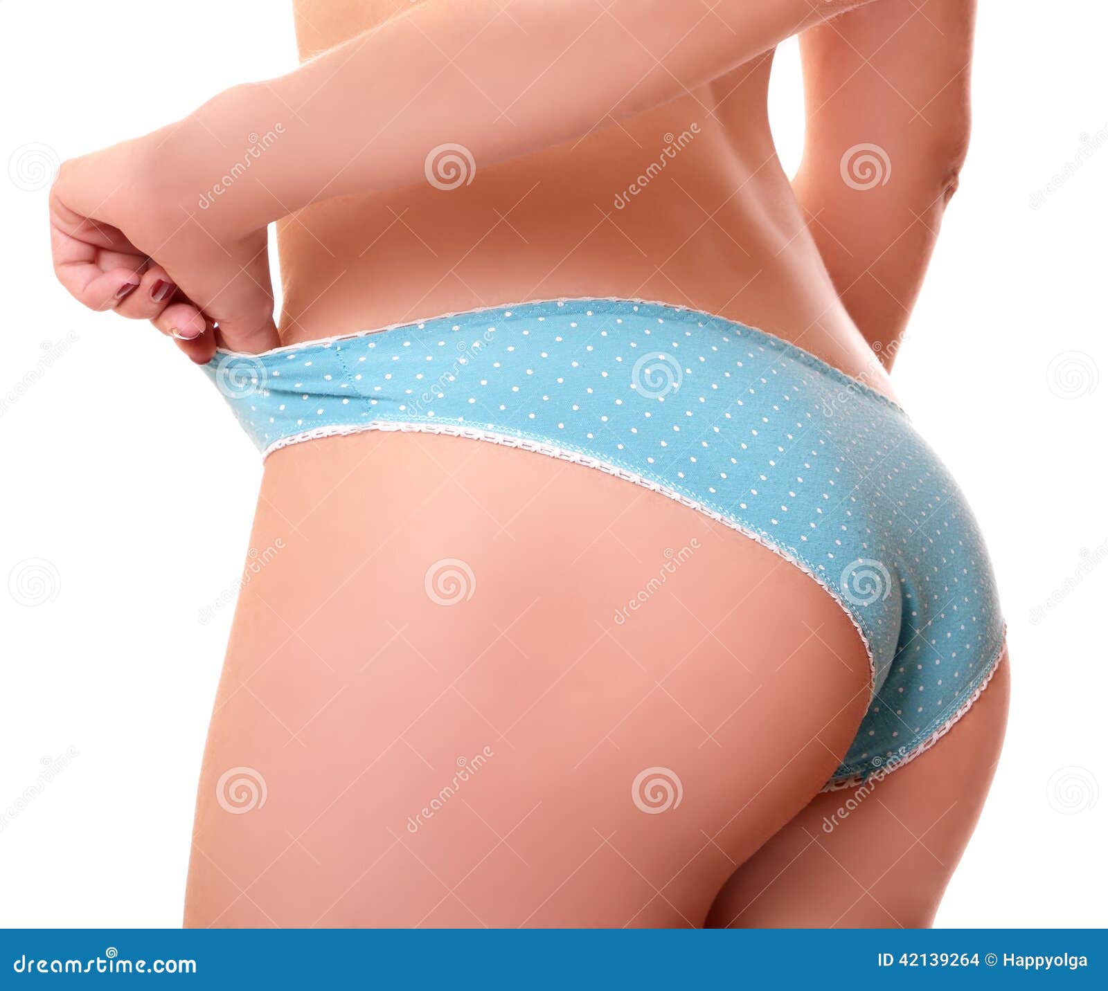 Femal? ass in blue panties close up, Stock Photo, Picture And Royalty Free  Image. Pic. WR3144345